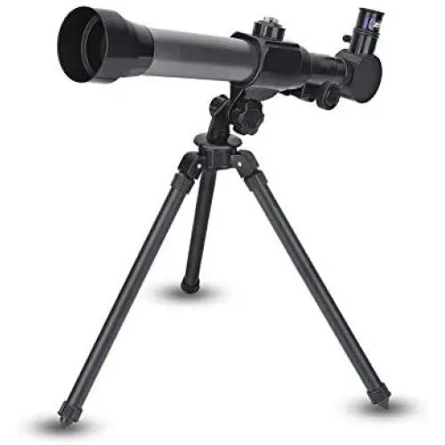 Ruiqas Children Telescope Kids Educational Gift Toy Monocular Space Astronomical Telescope with Tripod 20X 30X 40X Eyepieces