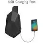 TAJEZZO Sling Backpack Waterproof Crossbody Shoulder Bag Causal Daypack Chest Bag