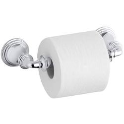 Toilet Paper Holder by KOHLER, Bathroom Toilet Paper Holder, Devonshire Collection, Polished Chrome, K-10554-CP