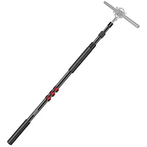 Neewer Portable 3 Sections Stretchable Handheld Microphone Boom Pole with Standard 5/8 inch-27 Threads and Adjustable Length from 3 feet to 8 feet (NW-7000) Neewer Portable 3 Sections Stretchable Handheld Microphone Boom Pole with Standard 5/8 inch-27 Threads and Adjustable Length from 3 feet to 8 feet (NW-7000)