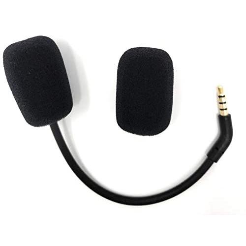 TNE Replacement Cloud Flight/Revolver Game Mic 3.5mm Microphone Boom for Kingston HyperX Cloud Flight and HyperX Cloud Revolver/Revolver S PS4 Xbox One Computer PC Mac Gaming Headsets