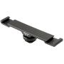 Ulanzi PT-2 Aluminum Universal Cold Shoe Extension Bracket 2 Hot Shoe Mounts Extension Bar Dual Bracket with 1/4" Thread Holes for iPhone Nikon Canon Sony DSLR Camera Flash LED Video Light Microphone