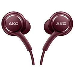 Samsung Earphones Corded Tuned by AKG (Galaxy S8 and S8+ Inbox replacement), Burgundy