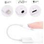 for iPhone Dongle Splitter Charger Aux Audio Adapter 3.5 mm Headphone Jack Adapter for iPhone 11/7/7 Plus/ 8/8 Plus/X/10/ XS/XS Max/XR Charge and Listen to Music Adapter