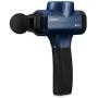 Sonic Handheld Percussion Massage Gun - Deep Tissue Massager for Sore Muscle and Stiffness - Quiet, 5 Speed High-Intensity Vibration - Quick Rechargeable Device - Includes 5 Massage Heads (Blue)