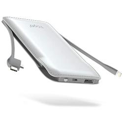 TG90 10000mah Power Bank External Battery Packs, Portable Charger with Built-in Cables for Cell Phone Battery Backup, Portable Phone Charger Compatible with iPhone, iPad, iPod, Android Phones