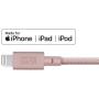 Native Union Night Cable - 10ft Ultra-Strong Reinforced [Apple MFi Certified] Durable Lightning to USB Charging Cable with Weighted Knot for iPhone/iPad (Rose)