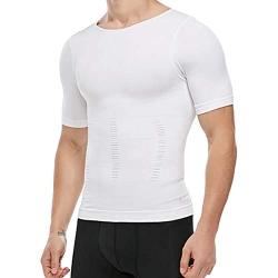 Mens Compression Shirt Undershirt Slimming Tank Top Workout Vest Abs Abdomen Slim Body Shaper