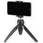 JOBY Handypod Mobile Mini Tripod with GripTight One Mount for Smartphone, Vlogging, Compact Cameras, LED, Microphones, Action Cameras, Black