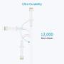 Xcords USB C to Lightning Cable, [2Pack 3FT Apple Mfi Certified] Charging Syncing Cord Compatible with iPhone 11/11Pro/11Pro MAX/XS/XS MAX/XR/X/8/8Plus (Use USB-C Wall Charger)
