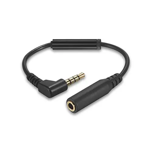 Alilong 3.5mm TRS to TRRS Adapter, Microphone Converter Audio Cable Adapter for iPhone & Android Smartphones Tablets Camera Video Recording Alilong 3.5mm TRS to TRRS Adapter, Microphone Converter Audio Cable Adapter for iPhone & Android Smartphones Tablets Camera Video Recording