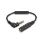 Alilong 3.5mm TRS to TRRS Adapter, Microphone Converter Audio Cable Adapter for iPhone & Android Smartphones Tablets Camera Video Recording