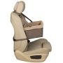PetSafe Happy Ride Deluxe Booster Seat for Dogs - Elevated Pet Bed for Cars, Trucks and SUVs - Multiple Colors and Sizes, Includes Tether