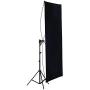 Neewer 35" x 70"/ 90 x 180cm Photo Studio Gold/Silver & Black/White Flat Panel Light Reflector with 360 degree Rotating Holding Bracket and Carrying Bag