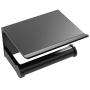 Vdomus Toilet Paper Holder, Rustproof Aluminum Wall Mounted Toilet Roll Holder with Shelf
