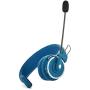 Blue Tiger Elite Premium Wireless Bluetooth Headset – Professional Truckers’ Noise Cancellation Head Set with Microphone – Clear Sound, Long Battery Life, No Wires - 34 Hour Talk Time - Blue