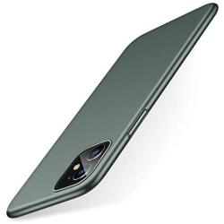 TORRAS Slim Fit iPhone 11 Case, Hard Plastic PC Ultra-Thin Phone Cover Case with Matte Finish Coating Grip Compatible with iPhone 11 (6.1 Inch), Midnight Green