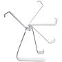 AmazonBasics Adjustable Aluminum Cell Phone Desk Stand for iPhone and Android, Silver