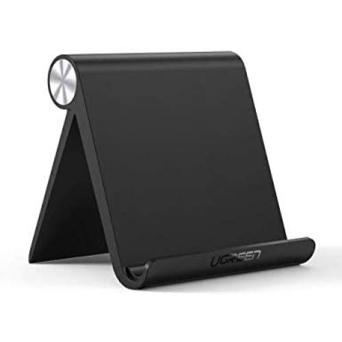 UGREEN Tablet Stand Holder Adjustable Compatible for iPad 10.2 2019, iPad Pro 11 Inch 2020, iPad 9.7 2018, iPad Mini 5 4 3 2, iPad Air, Nintendo Switch, iPhone 11 Pro Max SE XS XR X 8 Plus 7 6 (Black) UGREEN Tablet Stand Holder Adjustable Compatible for iPad 10.2 2019, iPad Pro 11 Inch 2020, iPad 9.7 2018, iPad Mini 5 4 3 2, iPad Air, Nintendo Switch, iPhone 11 Pro Max SE XS XR X 8 Plus 7 6 (Black)