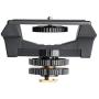 Movo SMM8 Universal Microphone and Recorder Shock Mount to fit Zoom H1, H1n, H2n, H4n Pro, H5, H6, Tascam DR-40x, DR-05x, DR-07x, and More - Mount on DSLRs, Boom Poles, and Hand Grips