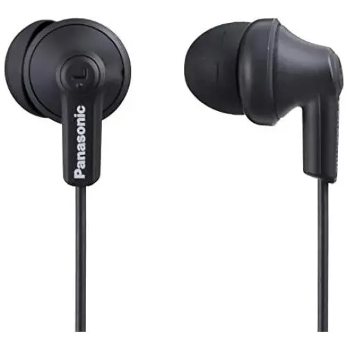 Panasonic ErgoFit In-Ear Earbud Headphones RP-HJE120-KA (Matte Black) Dynamic Crystal-Clear Sound, Ergonomic Comfort-Fit Panasonic ErgoFit In-Ear Earbud Headphones RP-HJE120-KA (Matte Black) Dynamic Crystal-Clear Sound, Ergonomic Comfort-Fit