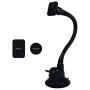 Macally Magnetic Phone Car Mount, Windshield Phone Holder for Car with 12" Long Arm & Super Strong Magnet for All Smartphones, Cell Phones, iPhones, Samsung Galaxies, etc.
