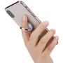 lenoup Glitter Bling Bling Phone Ring Holder,Sparkle Phone Ring Grip Artificial Diamond Stand,Rhinestone Cell Finger Ring for Phones,Pad(Silver)