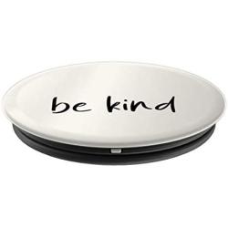 Be-Kind White Solid Color To Match PopSockets Grip and Stand for Phones and Tablets