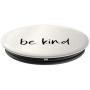 Be-Kind White Solid Color To Match PopSockets Grip and Stand for Phones and Tablets