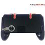 hahalys Mobile Phone Game Controller Shooter Key Gamepad Gaming Controller for Android Gamepad Black White