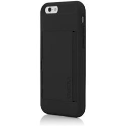 Incipio Stowaway Cell Phone Case for Apple iPhone 6 - Retail Packaging - Black/Black