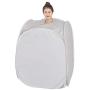 ZONEMEL Portable Steam Sauna, Lightweight Folding Tent, Personal Steam Sauna SPA for Weight Loss Detox Therapy, Steamer NOT Included (Grey) ZONEMEL Portable Steam Sauna, Lightweight Folding Tent, Personal Steam Sauna SPA for Weight Loss Detox Therapy, Steamer NOT Included (Grey)