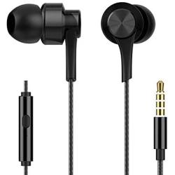 HiFuture J3 Metal Gaming Earphones with Noise Cancelling Microphone, Deep Bass with Hi-Fi Stereo Sound for Mobile Phones, Tablets, Laptop, PS4, Xbox and Nintendo Switch (Black)