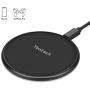 Yootech Upgraded Wireless Charger, 15W Max [Ultra-Slim] [with Ventilation Hole] Wireless Charging Pad,Compatible with iPhone SE 2020/11/11 Pro Max/XS/8 Plus, Galaxy S20/S10/Pixel 3/4XL, AirPods Pro