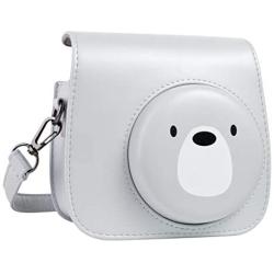 QUEEN3C Cute Bear Mini 9 Camera Case Bag with Adjustable Strap for Fujifilm Instax Mini 9 Mini8 Mini8+ Instant Camera. (Cute Bear)