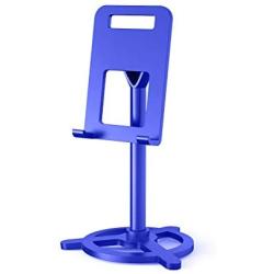 Cell Phone Stand, Angle Adjustable Cell Phone Stand for Desk, Cell Phone Holder Compatible with iPhone, iPad Mini, Kindle, All Mobile Phone, Switch