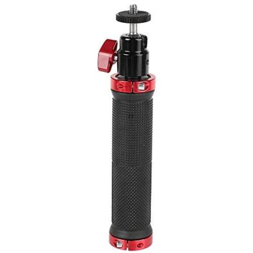 CAMVATE Rubber Hand Grip with 1/4" Ball Head Mount for Photographic Accessory (Red)