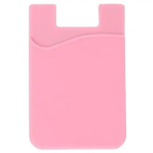 ARKTEK Phone Wallet, Stick On Sleeve Cell Phone Case Adhesive Silicone Credit Card Holder(Pink) ARKTEK Phone Wallet, Stick On Sleeve Cell Phone Case Adhesive Silicone Credit Card Holder(Pink)