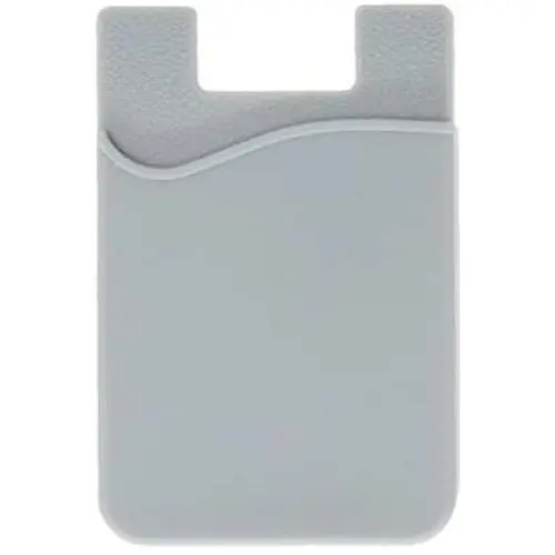 ARKTEK Phone Wallet, Stick On Sleeve Cell Phone Wallet Case Adhesive Silicone Credit Card Holder (Grey) ARKTEK Phone Wallet, Stick On Sleeve Cell Phone Wallet Case Adhesive Silicone Credit Card Holder (Grey)