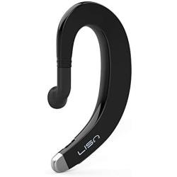 Ear-Hook Bluetooth Headphone,Wireless Non Ear Plug Single Ear Bluetooth Headset with Mic,Painless Wearing Bluetooth Earpiece 8-10 Hrs Playtime for Cell Phone(Black)