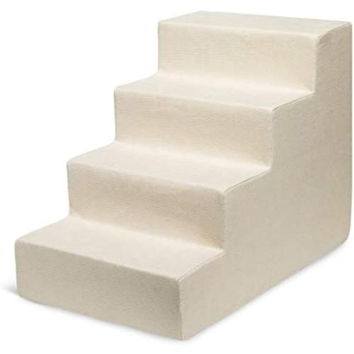 USA Made Pet Steps/Stairs with CertiPUR-US Certified Foam for Dogs & Cats by Best Pet Supplies