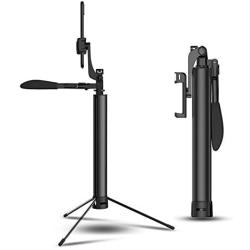 Gurmoir Handheld Extendable 60inch Bluetooth Selfie Stick Tripod Stand for iPhone 11/8/7/6/XS/XR/XS MAX/Galaxy S9/S9 Plus/Note8/S8 and More Android Mobile Phones with Wireless Remote with Fill Light