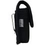 AGOZ Jitterbug Flip Phone Holster, Vertical Belt Clip Case, Heavy-Duty Canvas Carrying Flip Cell Phone Pouch Rugged Cover with Strong Metal Clip and Belt Loops - 4.3" x 2.2"