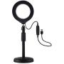 Yosoo Mobile Phone Live Photography Selfie Lamp Stepless Dimming LED Ring Fill Lights