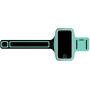 EDX Running Armband Phone Holder for Men & Women, with and Without LED, Compatible with iPhone and Galaxy Smartphones, Seafoam