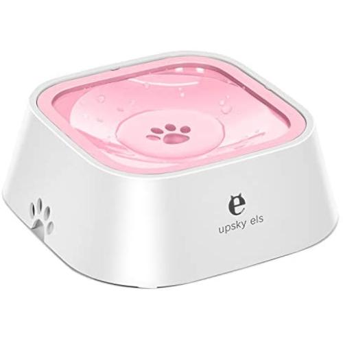 UPSKY Dog Bowl Dog Water Bowl No-Spill Pet Water Bowl Slow Water Feeder Dog Bowl No-Slip Pet Water Dispenser 35oz Feeder Bowl for Dogs and Cats …