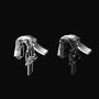 UKCOCO 1 Pair S4 Phone Mobile Gaming Trigger for Game Fire Button Aim Key Shooter Controller Eat Chicken Artifact Games (Black)