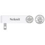 Nekmit Dual Port Ultra Thin Flat USB Wall Charger with Smart IC, White