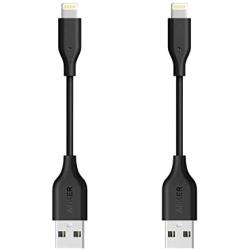 [2 Pack] Anker Powerline Lightning Cable (4 inch) Apple MFi Certified - Lightning Cables for iPhone Xs/XS Max/XR/X / 8/8 Plus / 7/7 Plus, iPad Mini / 4/3 / 2, iPad Pro Air 2