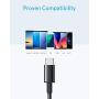 USB Type C Cable, Anker [2-Pack, 6 ft] Premium Nylon USB-A to USB-C Fast Charging Type C Cable, for Galaxy S10 / Note 8, LG V20 and Other USB C Charger